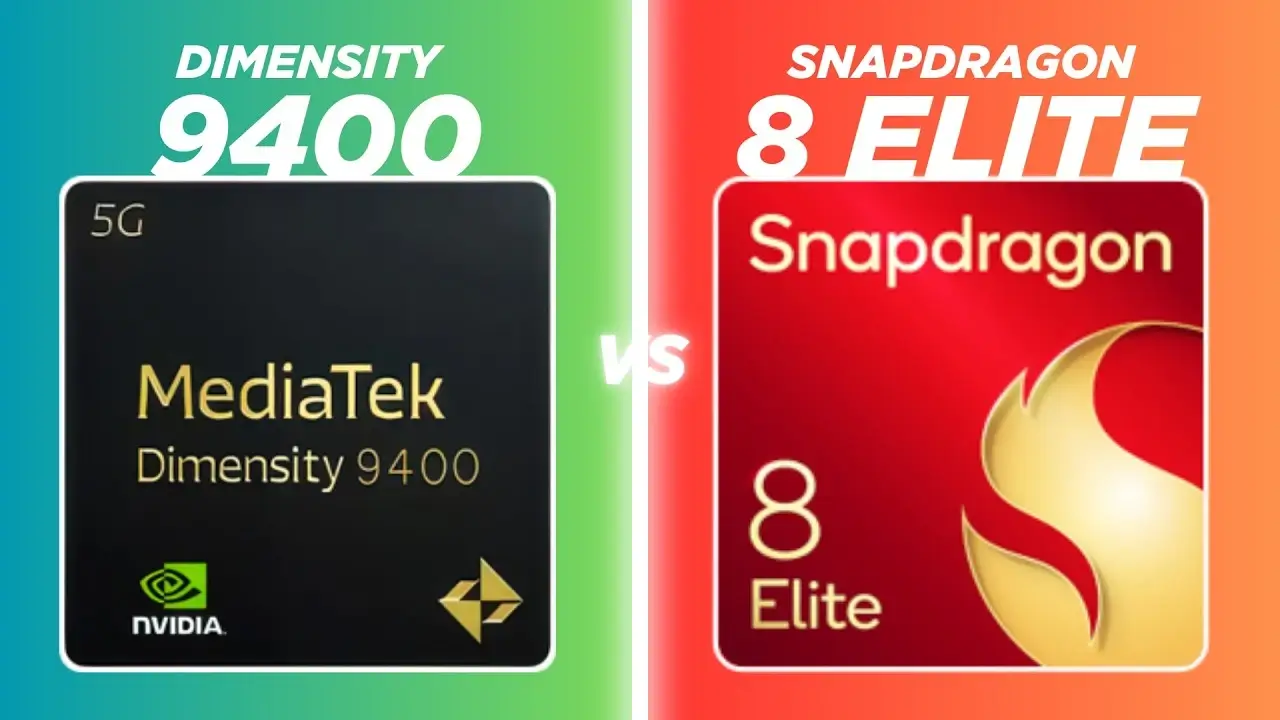 Snapdragon 8 Elite versus MediaTek 9400 benchmark comparison